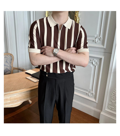 Men’s Knitted Polo Shirt