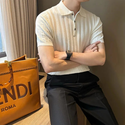 Men’s Jacquard Polo Shirt