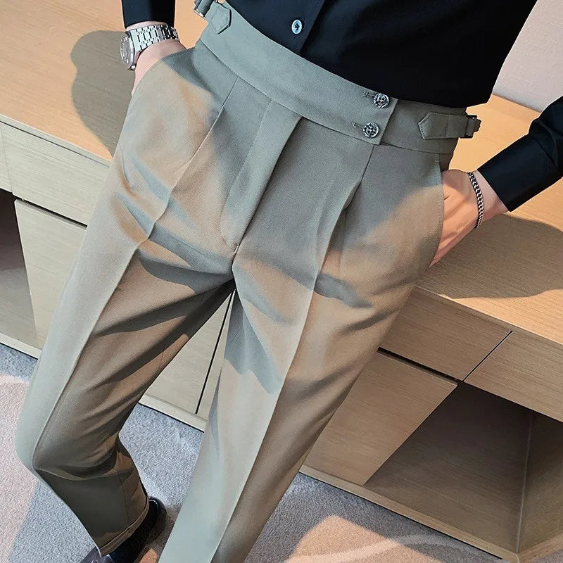 Men’s Draped Suit Pants