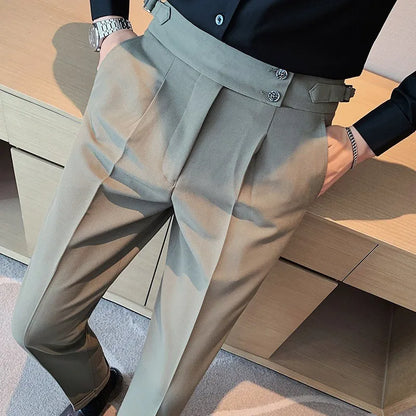 Men’s Draped Suit Pants