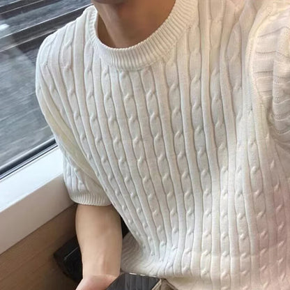 Men’s O-Neck Knit T-Shirt