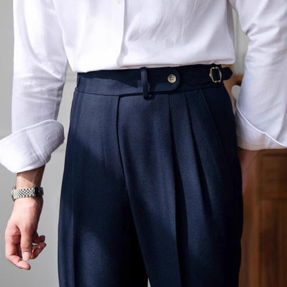Men’s Draped Baggy Suit Pants