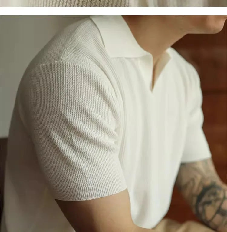 Men’s Knit Polo Shirt