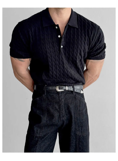 Men’s Jacquard Polo Shirt