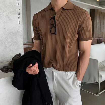 Men’s Retro Knit Polo