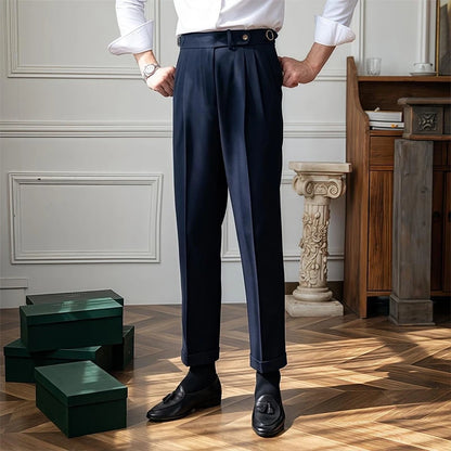 Men’s Draped Baggy Suit Pants