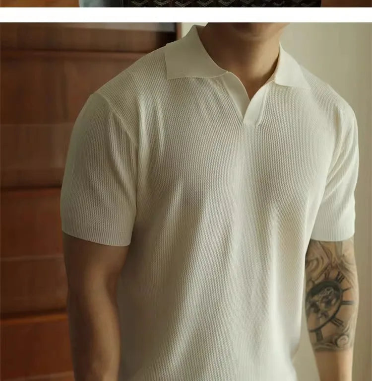 Men’s Knit Polo Shirt