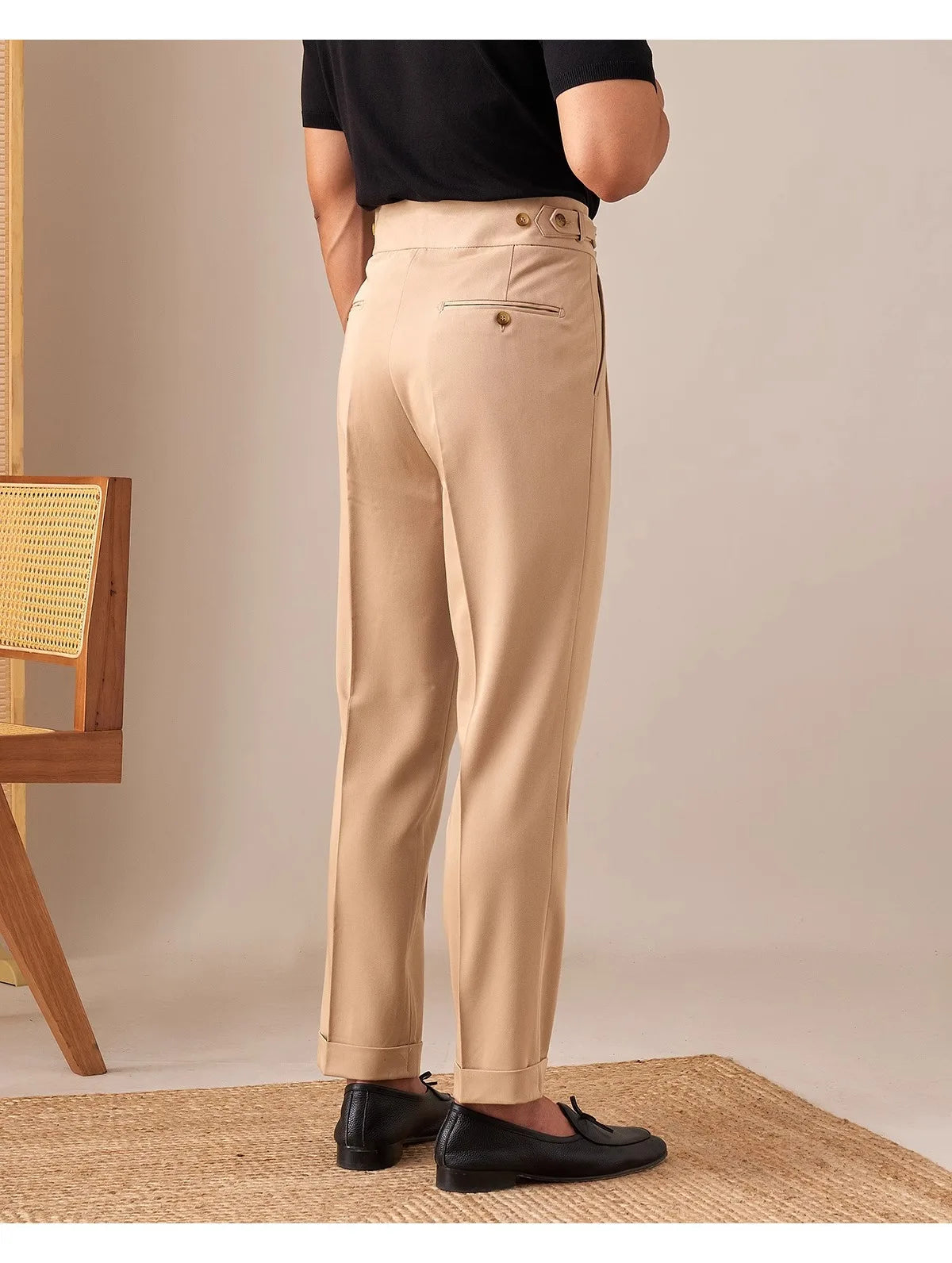 Men’s Draped Suit Pants