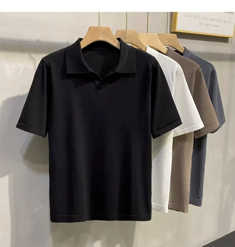 Men’s Knitted Polo Shirt