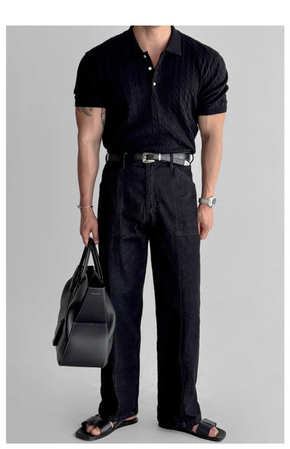 Men’s Jacquard Polo Shirt