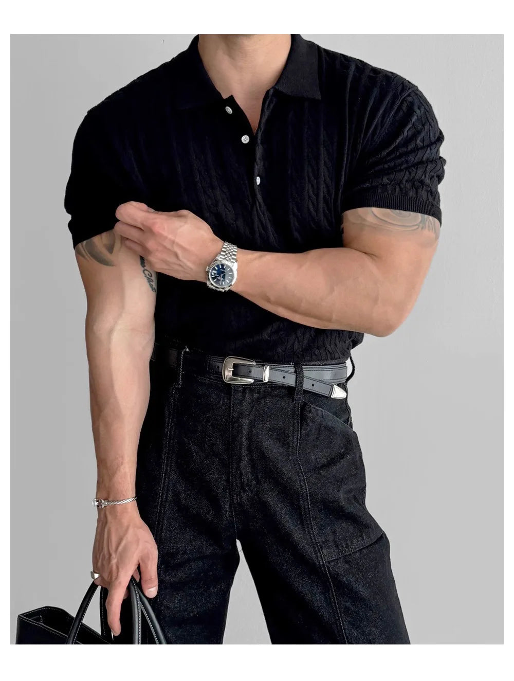 Men’s Jacquard Polo Shirt