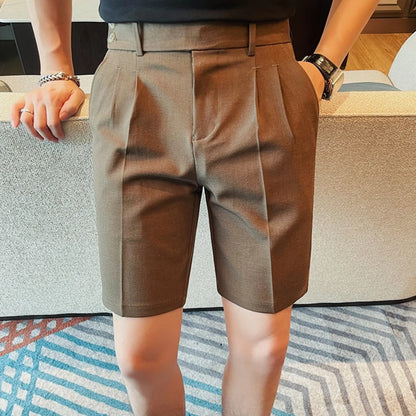 Men’s Slim-Fit Suit Shorts