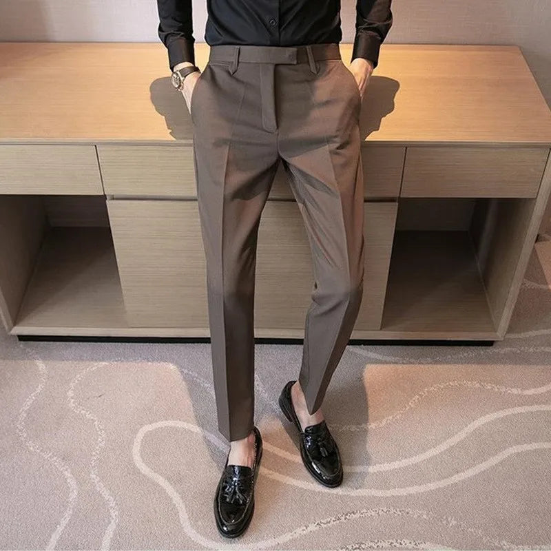 Men’s Draped Baggy Suit Pants