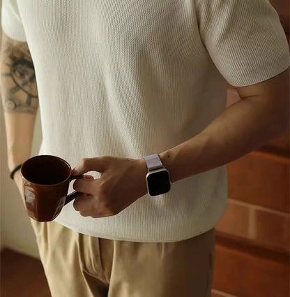 Men’s Knit Polo Shirt
