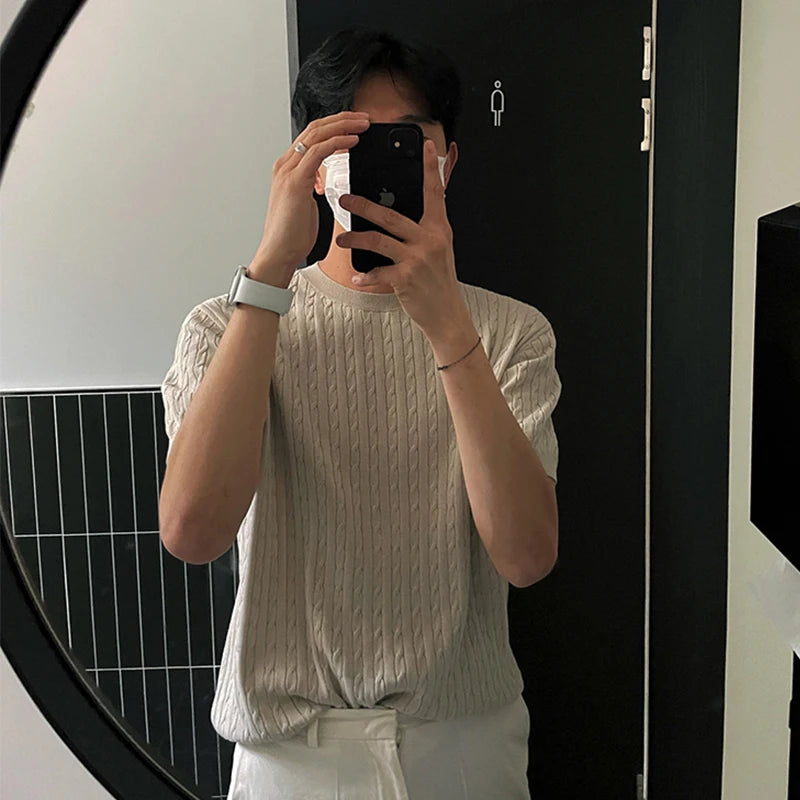 Men’s Knitted T-Shirt