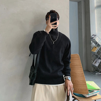 Men’s Knit Turtleneck Pullover