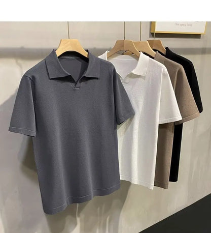 Men’s Knitted Polo Shirt