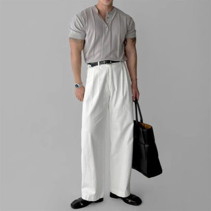 Men’s Henry Collar T-Shirt