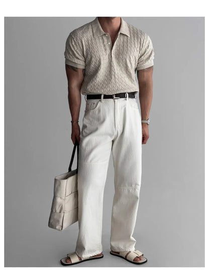 Men’s Jacquard Polo Shirt