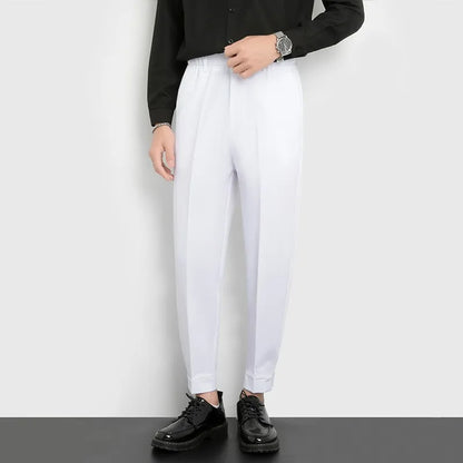 Men’s Slim Cuffed Suit Pants