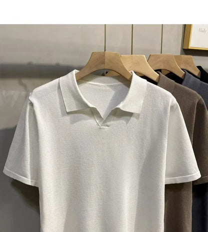 Men’s Knitted Polo Shirt