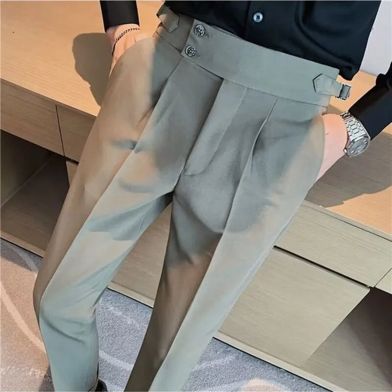 Men’s Draped Suit Pants