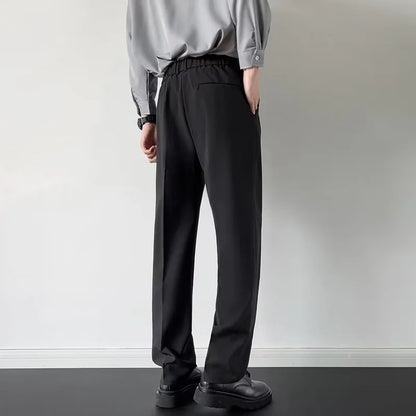 Men’s Draped Baggy Suit Pants