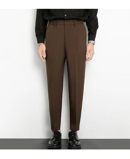 Men’s Slim Cuffed Suit Pants