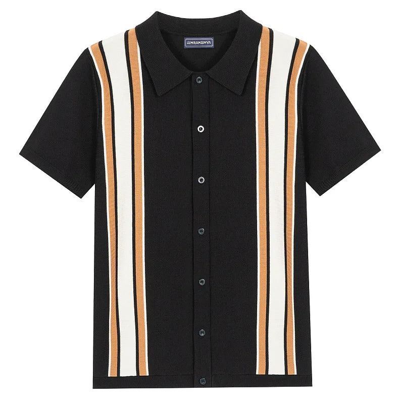 Men’s Knitted Polo Shirt