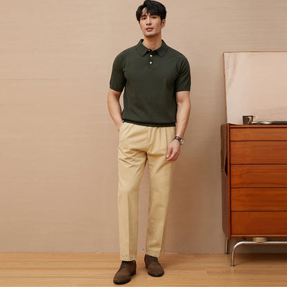 Men’s Light Luxury Knit Polo