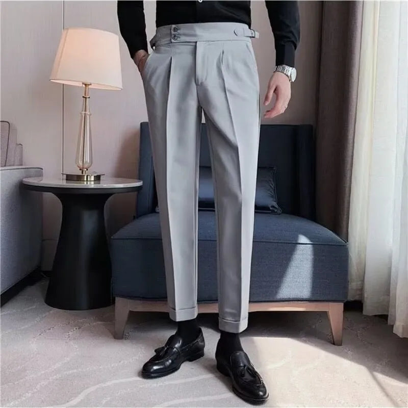 Men’s Draped Suit Pants
