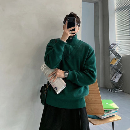Men’s Knit Turtleneck Pullover