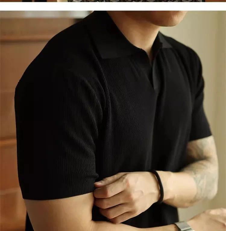 Men’s Knit Polo Shirt
