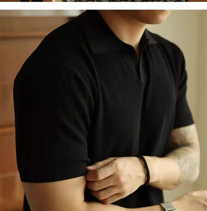 Men’s Knit Polo Shirt