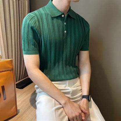 Men’s Jacquard Polo Shirt