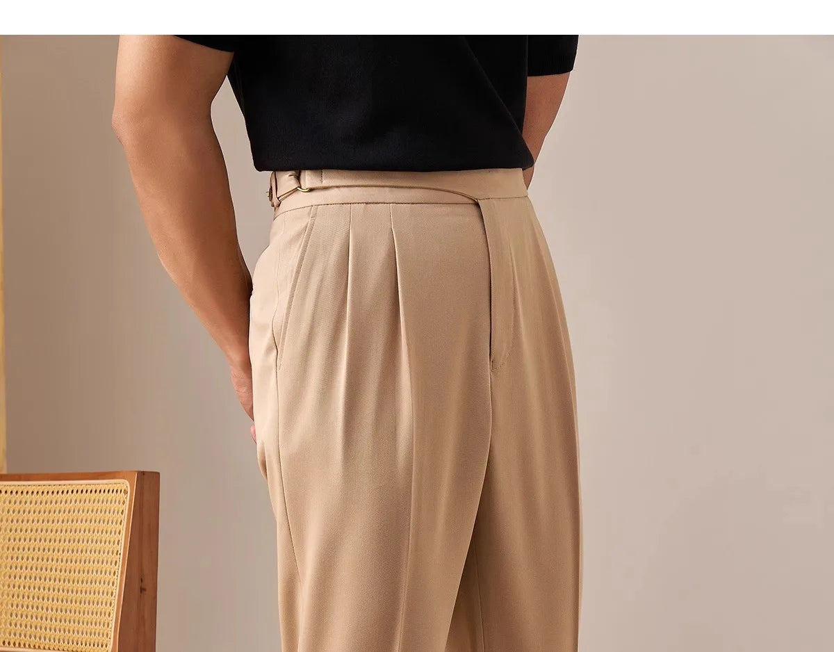 Men’s Draped Suit Pants