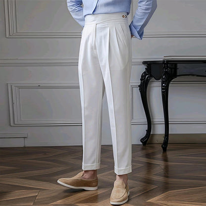 Men’s Light Luxury Slim-fit Trousers