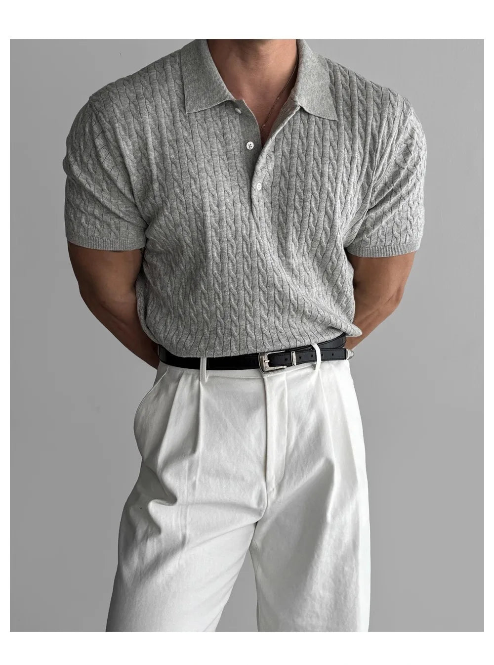 Men’s Jacquard Polo Shirt