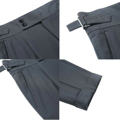 Men’s Cropped Suit Pants