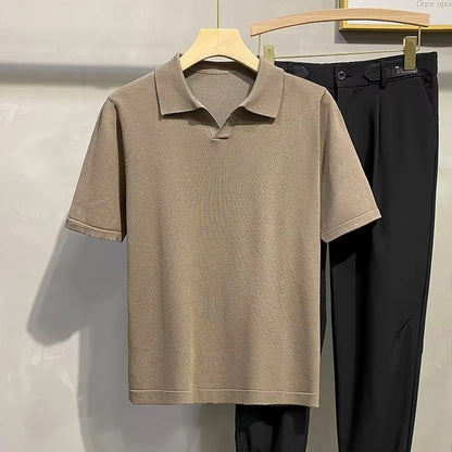 Men’s Knitted Polo Shirt