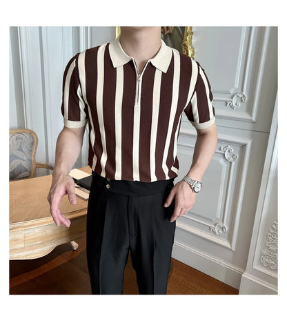 Men’s Knitted Polo Shirt