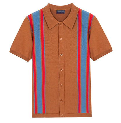 Men’s Knitted Polo Shirt