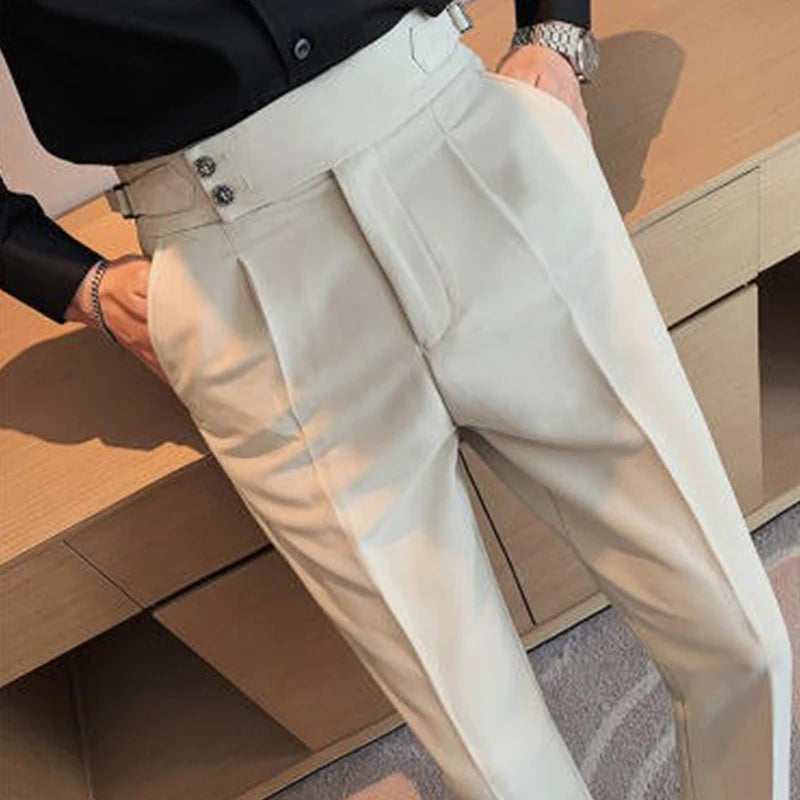 Men’s Draped Suit Pants
