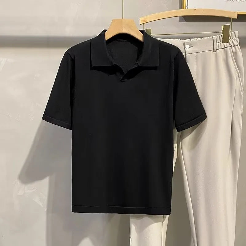 Men’s Knitted Polo Shirt
