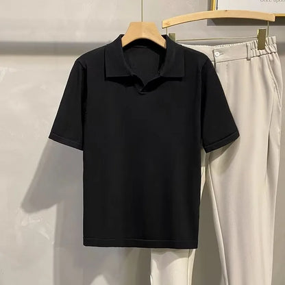 Men’s Knitted Polo Shirt