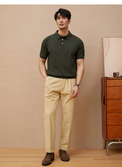 Men’s Light Luxury Knit Polo