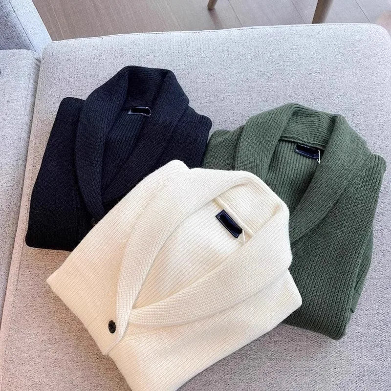 Men’s Knitted Cardigan Coat
