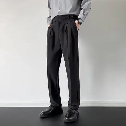 Men’s Draped Baggy Suit Pants