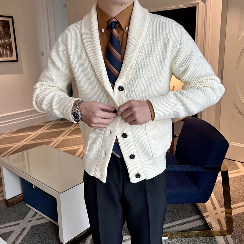 Men’s Knitted Cardigan Coat