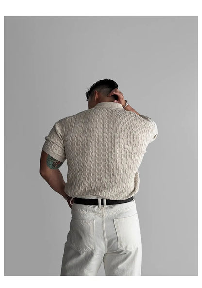 Men’s Jacquard Polo Shirt